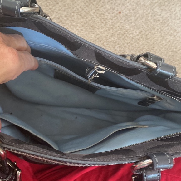 Black Coach Handbag - Picture 3 of 3